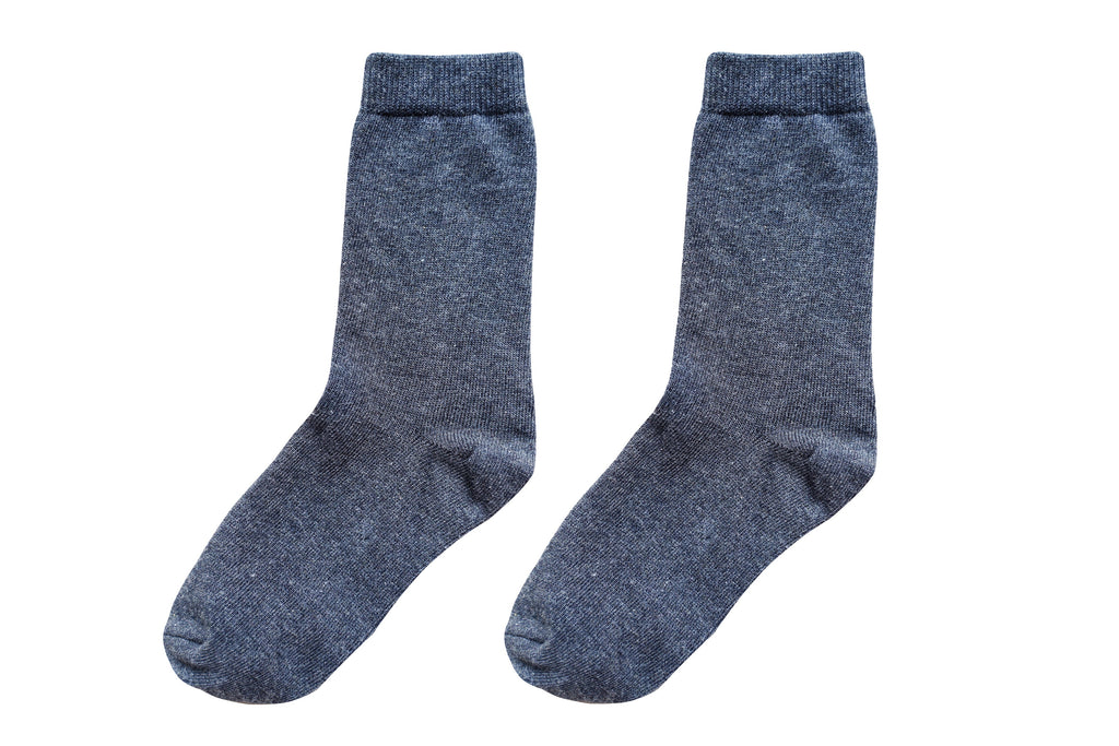 tittimitti tittimitti® Kids 98% Organic Cotton Crew Socks 5-Pack – Breathable Everyday & School Socks for Boys & Girls (Soft,