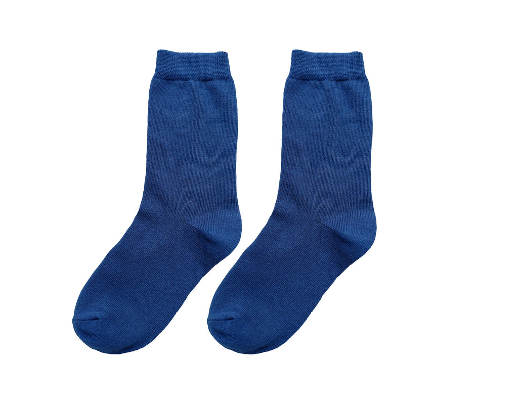 tittimitti tittimitti® Kids 98% Organic Cotton Crew Socks 5-Pack – Breathable Everyday & School Socks for Boys & Girls (Soft,