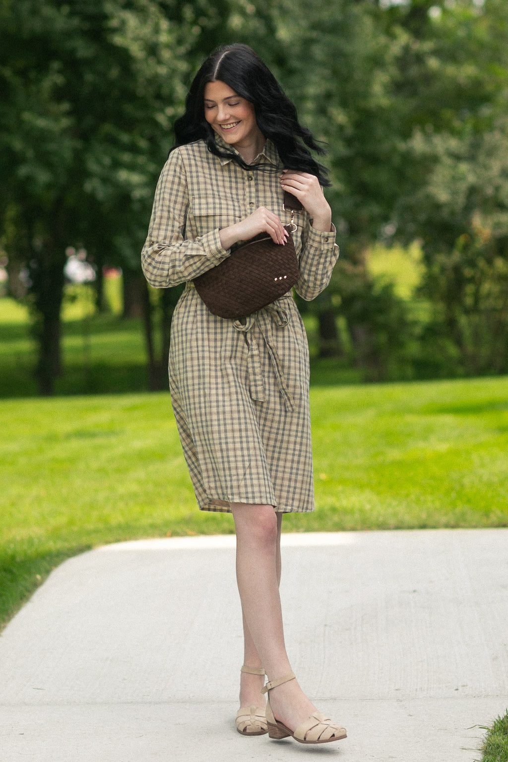 Inherit Co. Kimberly Shirt Dress - FINAL SALE — lifestyle context