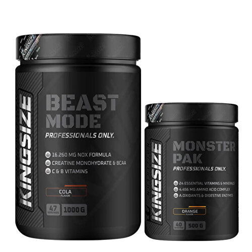 Kingsize Nutrition Beast Mode + Monster Pak Combination