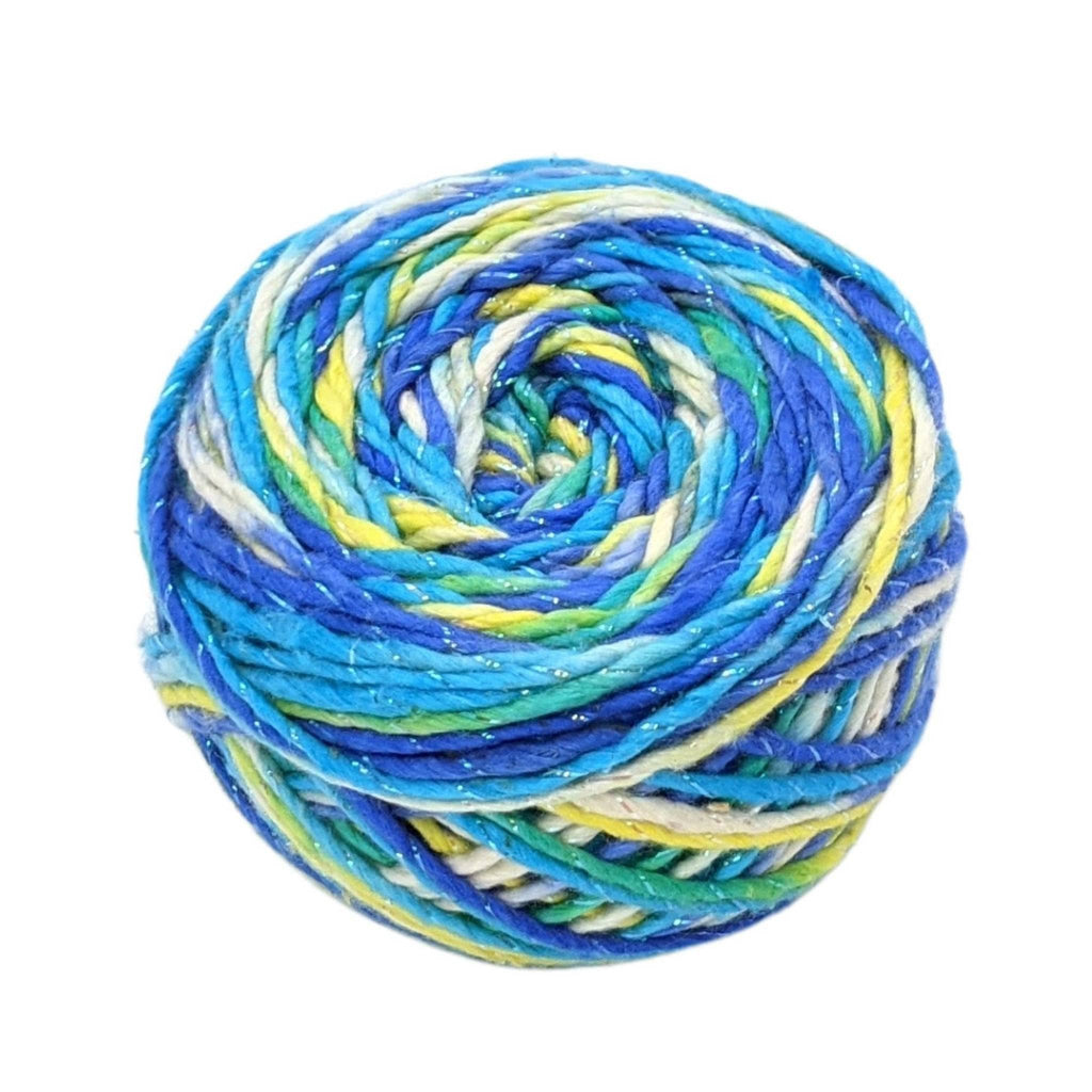 Darn Good Yarn Darn Good Ripple Slouch Hat Crochet Kit — product on model