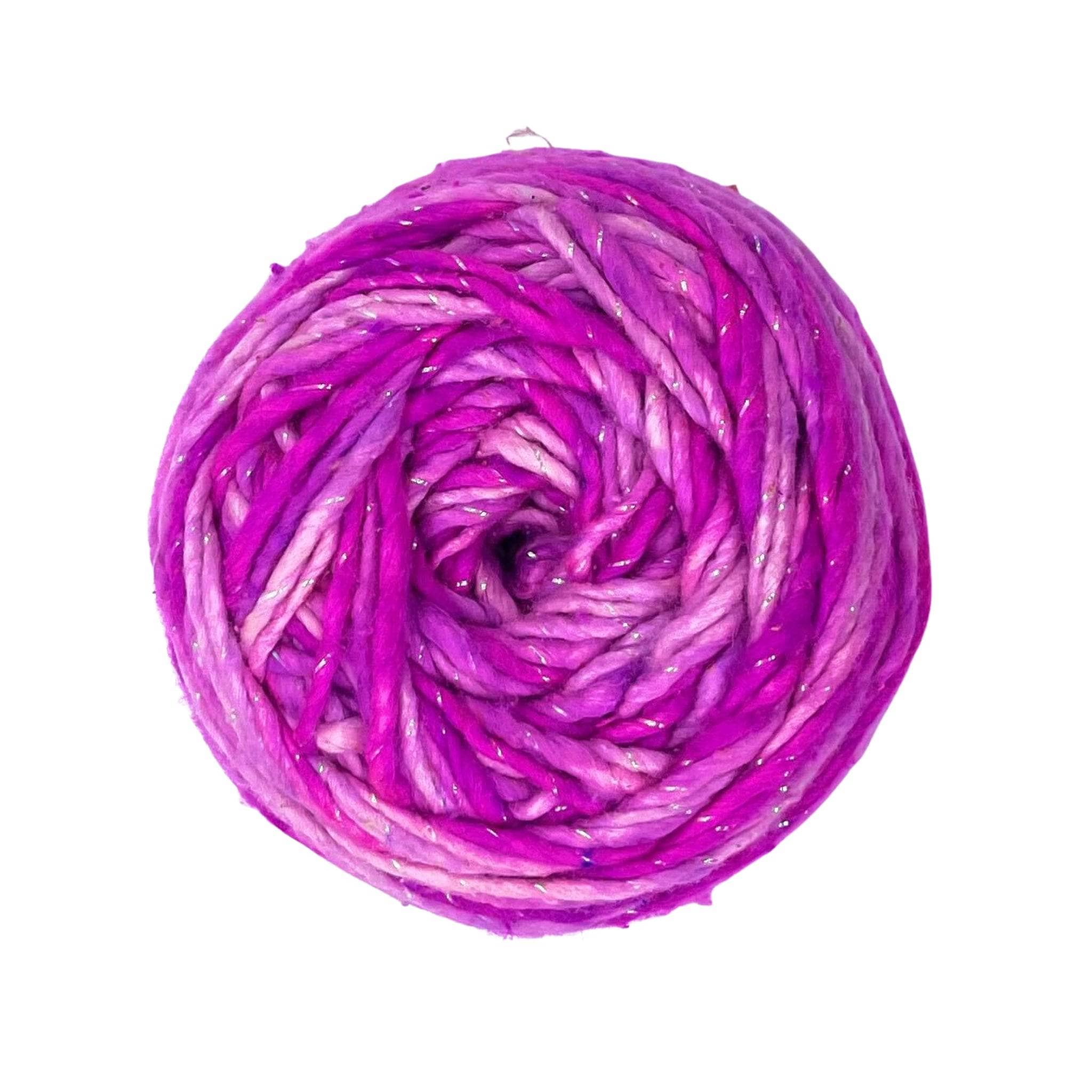 Darn Good Yarn Rainbow Meadows Cowl Crochet Kit — fabric or material detail