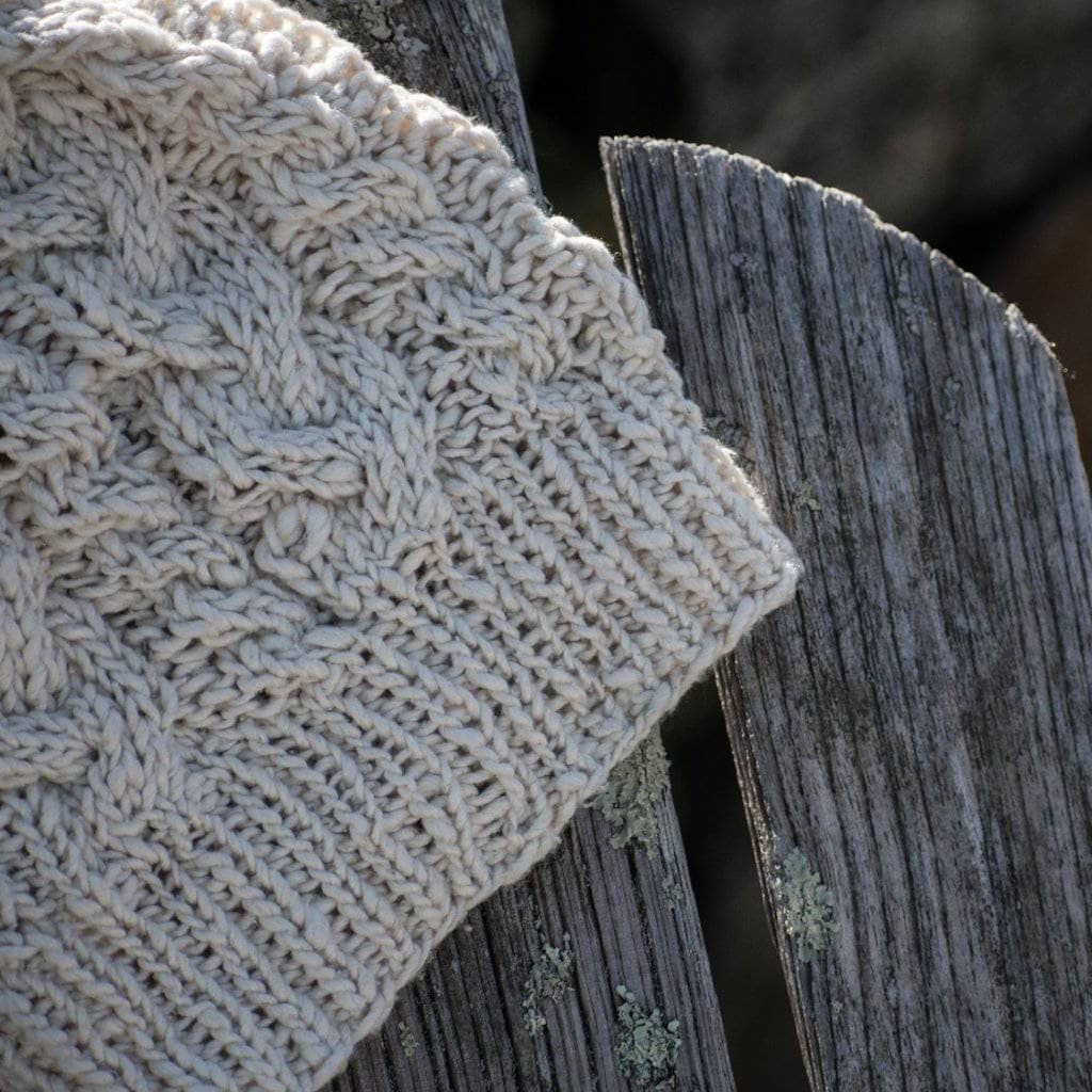 Darn Good Yarn The Magnolia Winter Knit Beanie - Knit Kit — lifestyle context