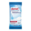 Domol Wet Wipes for Glass and Shiny Surfaces - 20 Count - Dermatologically Tested, Streak-Free Cleaning