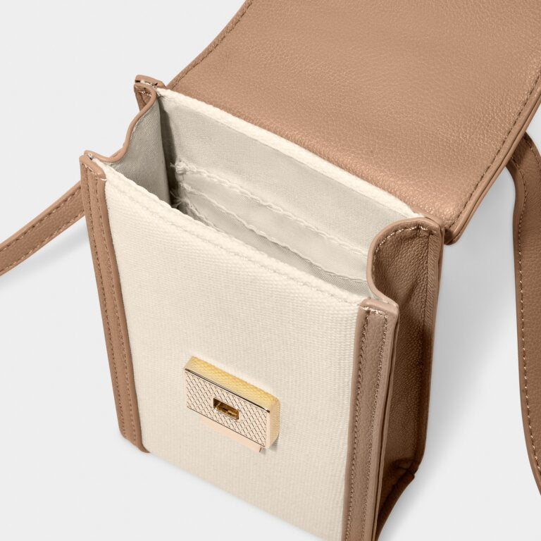 KADOU BOUTIQUE Amalfi Canvas Cell Bag — back view