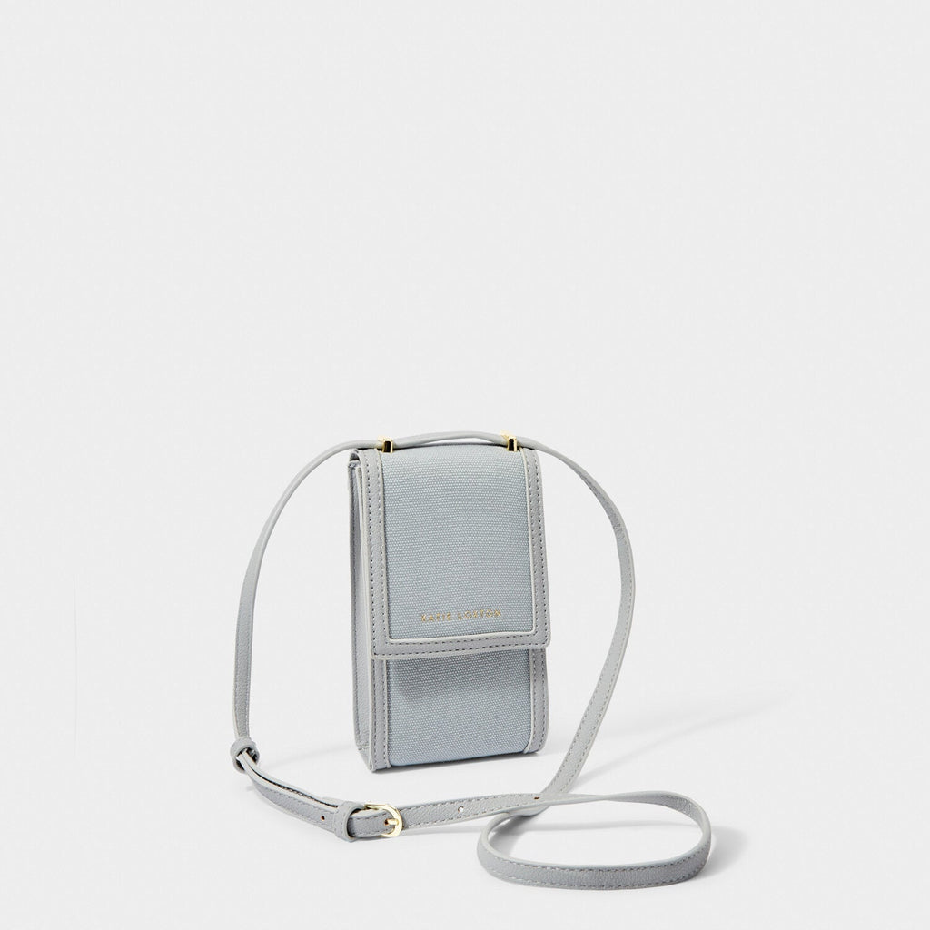 KADOU BOUTIQUE Amalfi Canvas Cell Bag — lifestyle context