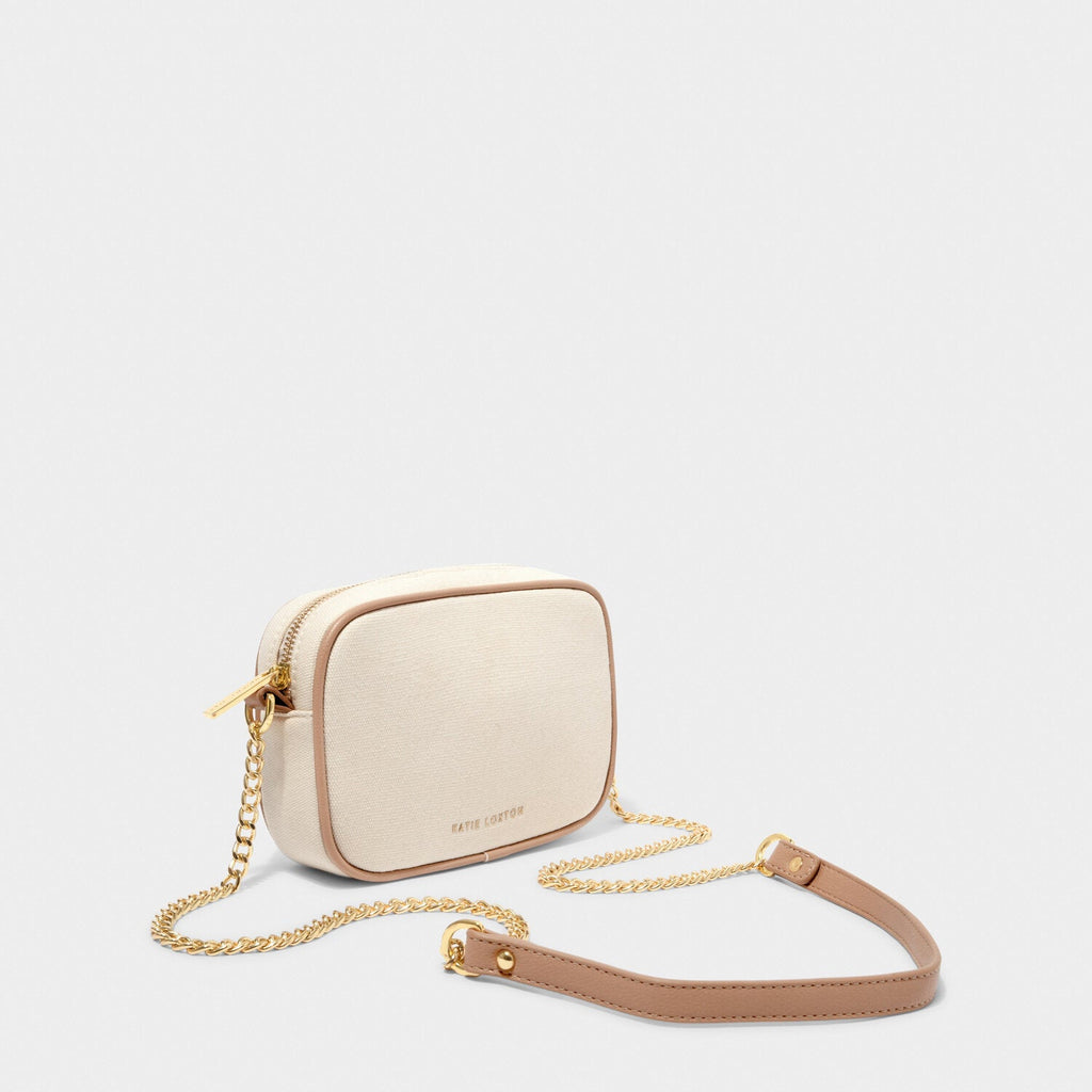 KADOU BOUTIQUE Amalfi Canvas Crossbody Bag — main product shot