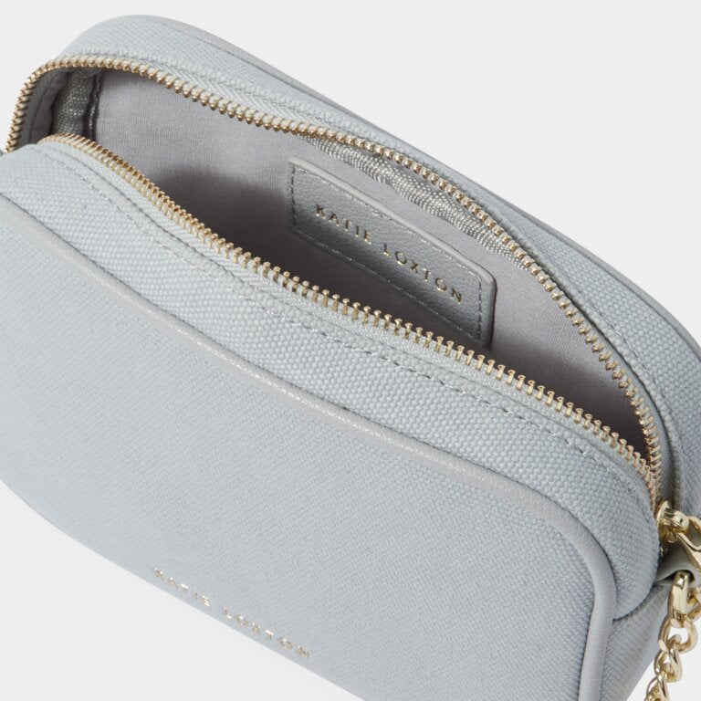 KADOU BOUTIQUE Amalfi Canvas Crossbody Bag — in-use photo