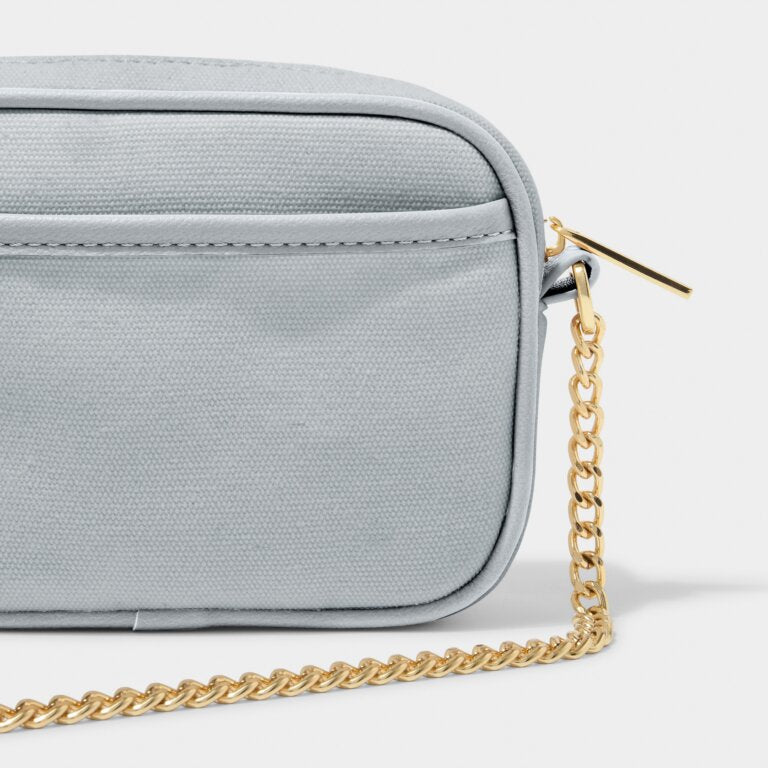 KADOU BOUTIQUE Amalfi Canvas Crossbody Bag — size reference