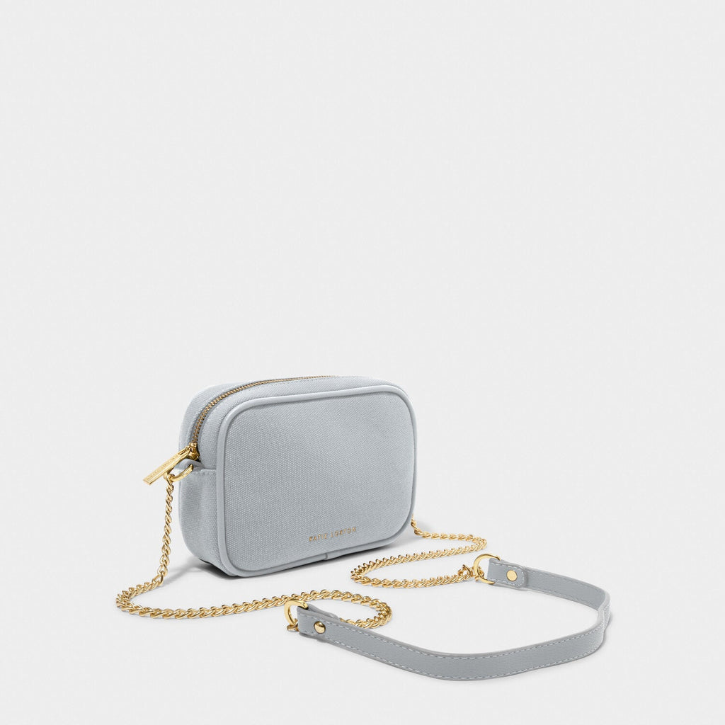 KADOU BOUTIQUE Amalfi Canvas Crossbody Bag — side view