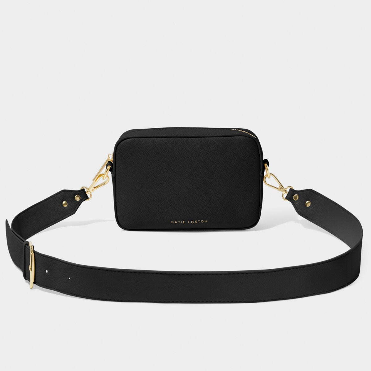 KADOU BOUTIQUE Zana Mini Crossbody Bag - Black — side view