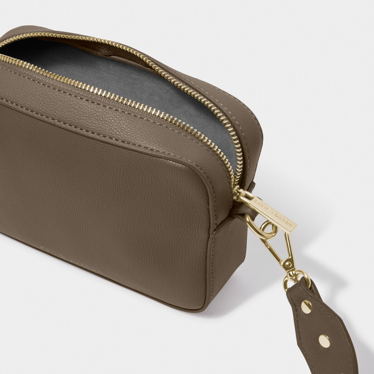 KADOU BOUTIQUE Zana Mini Crossbody Bag - Mink — side view
