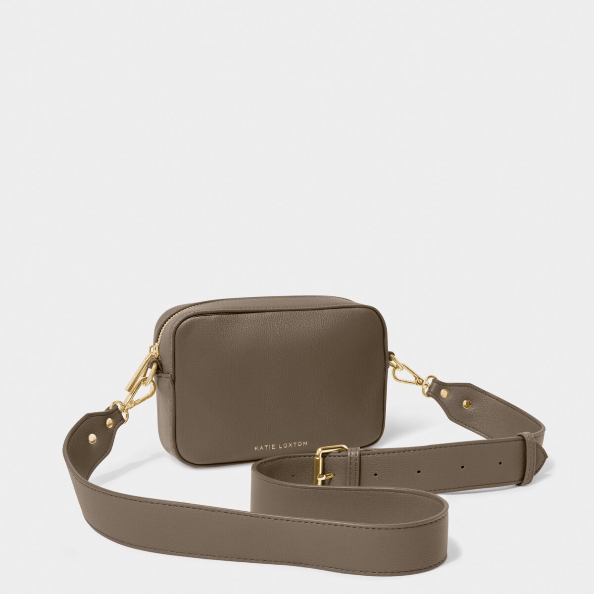 KADOU BOUTIQUE Zana Mini Crossbody Bag - Mink — detail close-up