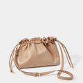 KADOU BOUTIQUE Hailey Crossbody Clutch - Soft Tan — detail close-up