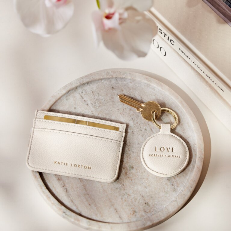 KADOU BOUTIQUE Keyring & Cardholder Set - Love Forever Always — side view