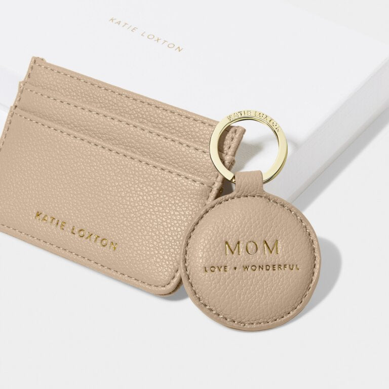 KADOU BOUTIQUE Keyring & Cardholder Set - Mom Love Wonderful — detail close-up