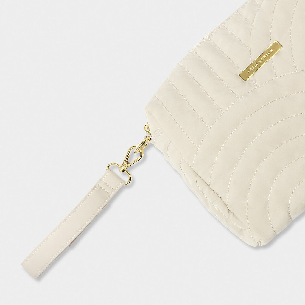 KADOU BOUTIQUE Quilted Maternity Wash Bag With Wristlet — back view