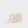 KADOU BOUTIQUE Quilted Maternity Wash Bag With Wristlet — lifestyle context