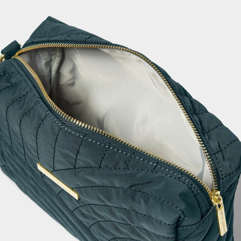 KADOU BOUTIQUE Quilted Maternity Wash Bag With Wristlet — in-use photo