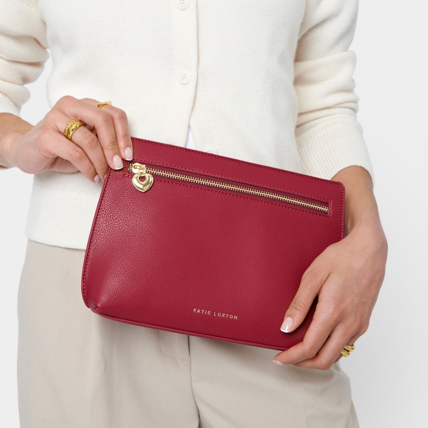 KADOU BOUTIQUE Keepsake Charm Pouch Clutch Bag — main product shot