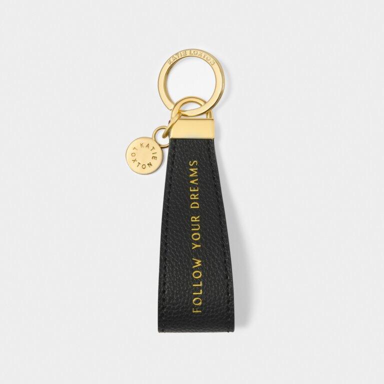 KADOU BOUTIQUE Sentiment Loop Keyring — side view
