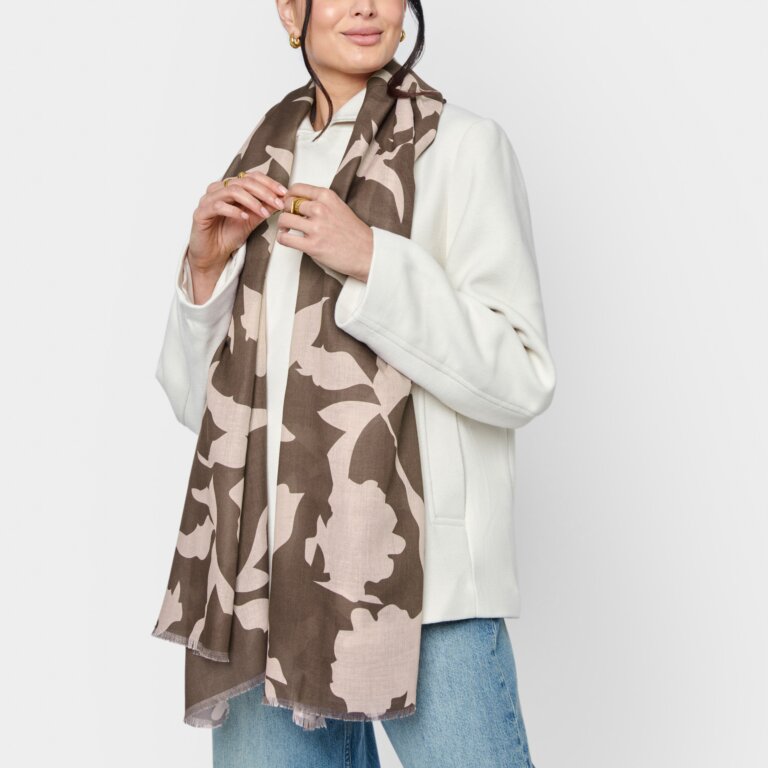 KADOU BOUTIQUE Printed Scarf — side view