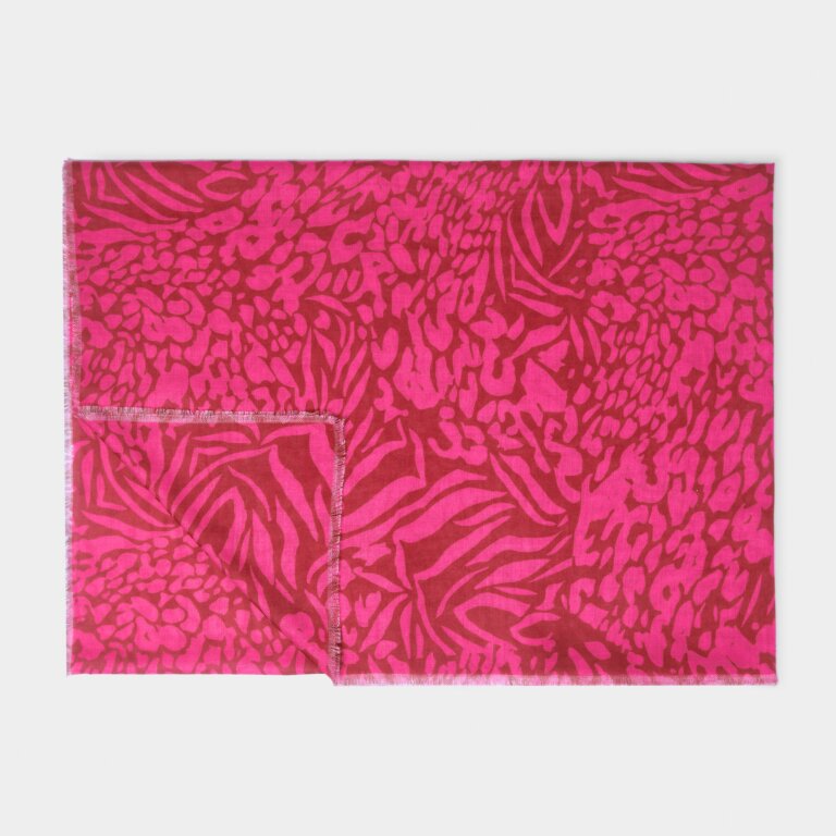 KADOU BOUTIQUE Printed Scarf — in-use photo
