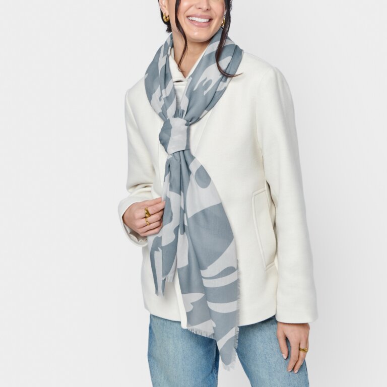 KADOU BOUTIQUE Printed Scarf — lifestyle context