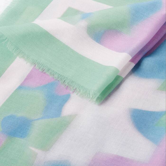 KADOU BOUTIQUE Printed Scarf — fabric or material detail