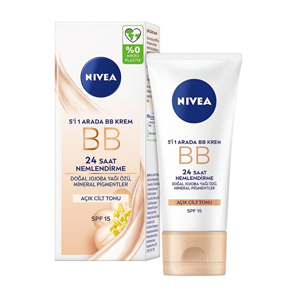 Nivea Essentials BB Cream - 5-in-1 Daytime Facial Care for Even Skin Tone & Imperfection Concealment