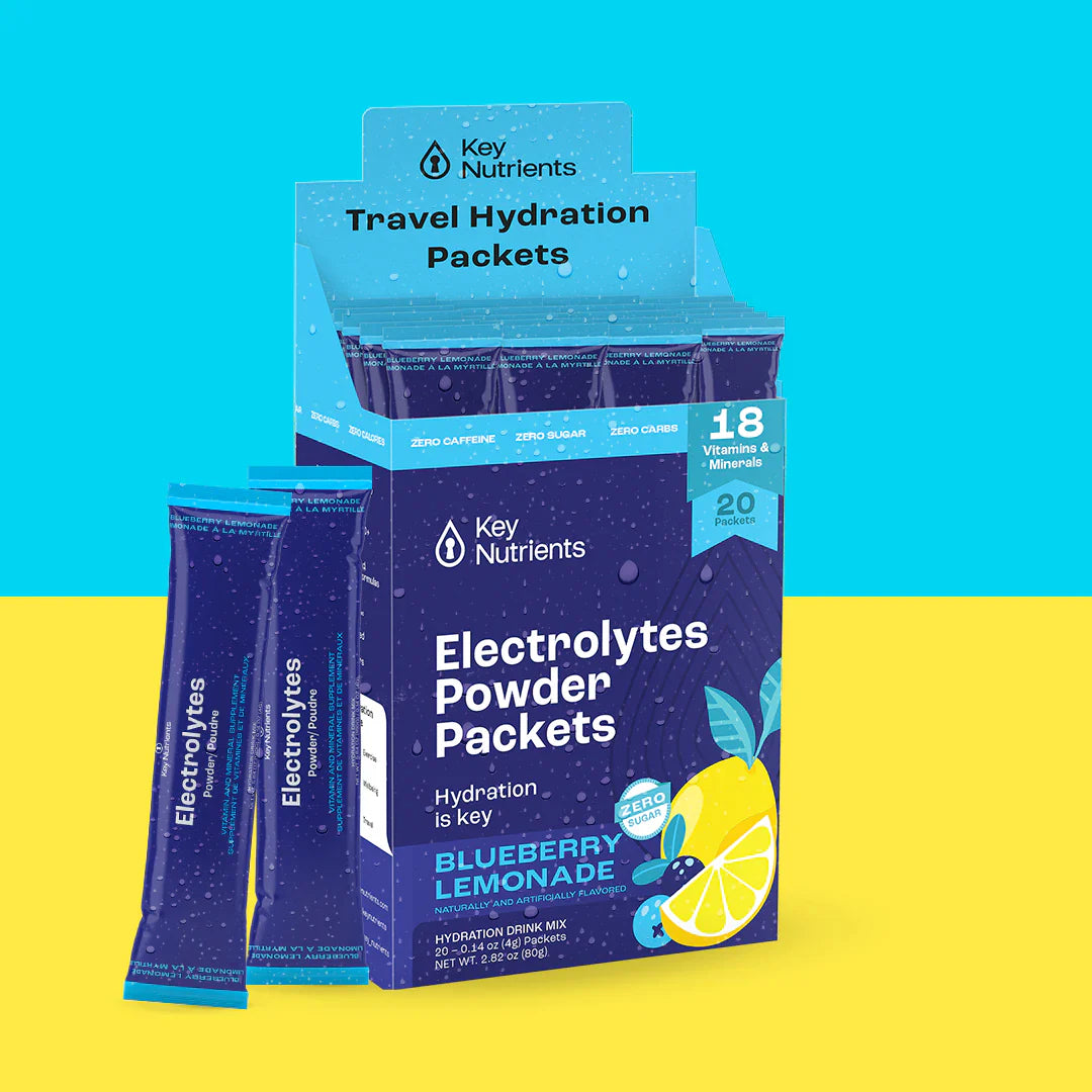 Key Nutrients Electrolyte Recovery Plus Powder (Sugar-Free) — side view
