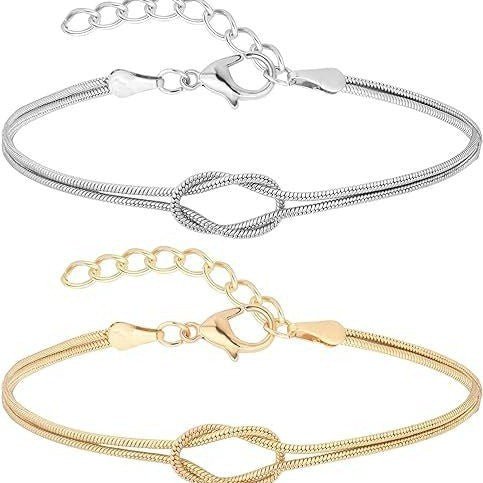 Mariam's Collection Mariam's Collection Knot Minimalist Statement Bracelet (MAC288) — product category context