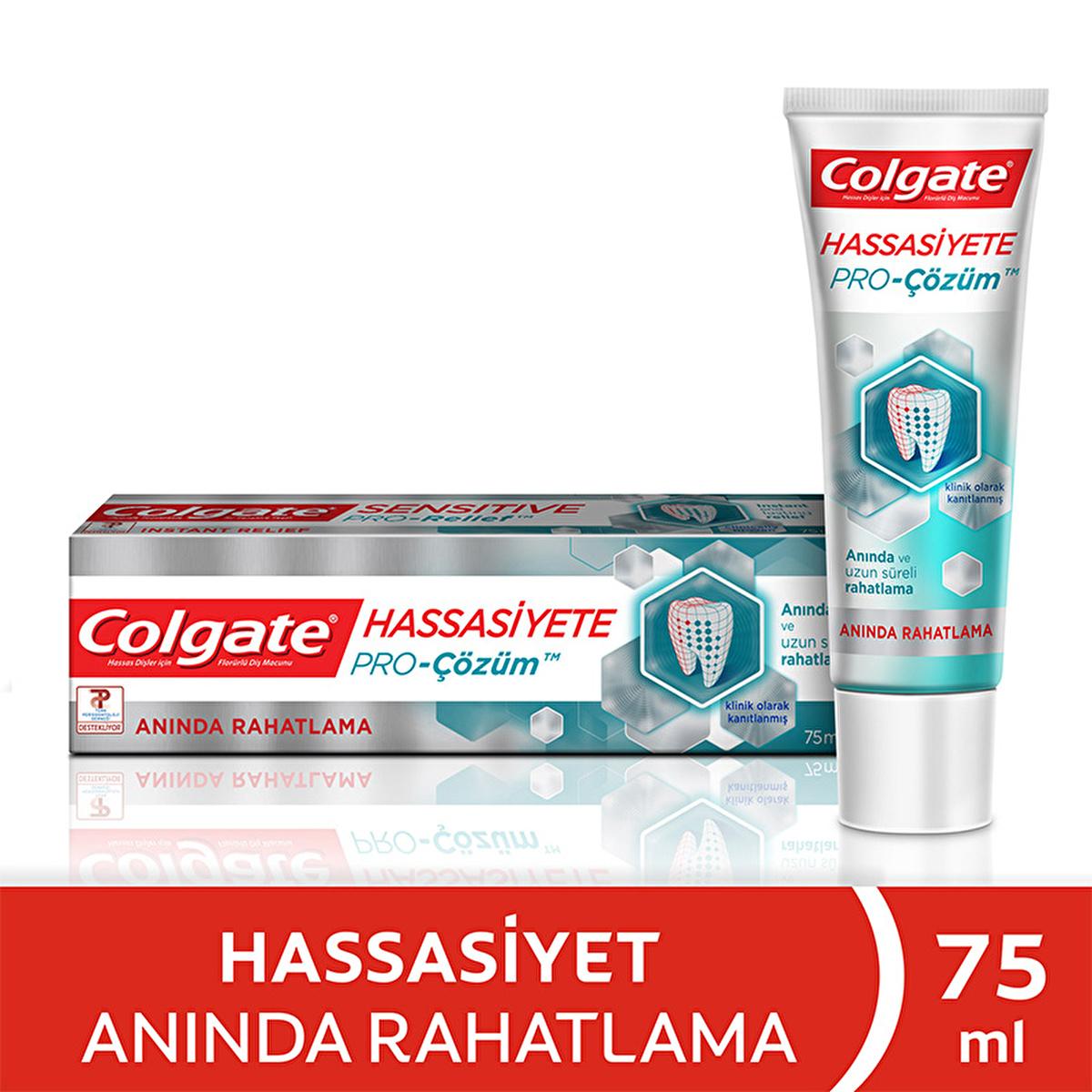 Colgate Pro-Relief Toothpaste for Sensitive Teeth: Instant & Lasting Pain Relief - Pro-Argin Formula, Blocks Pain, Long-Lasting Protection
