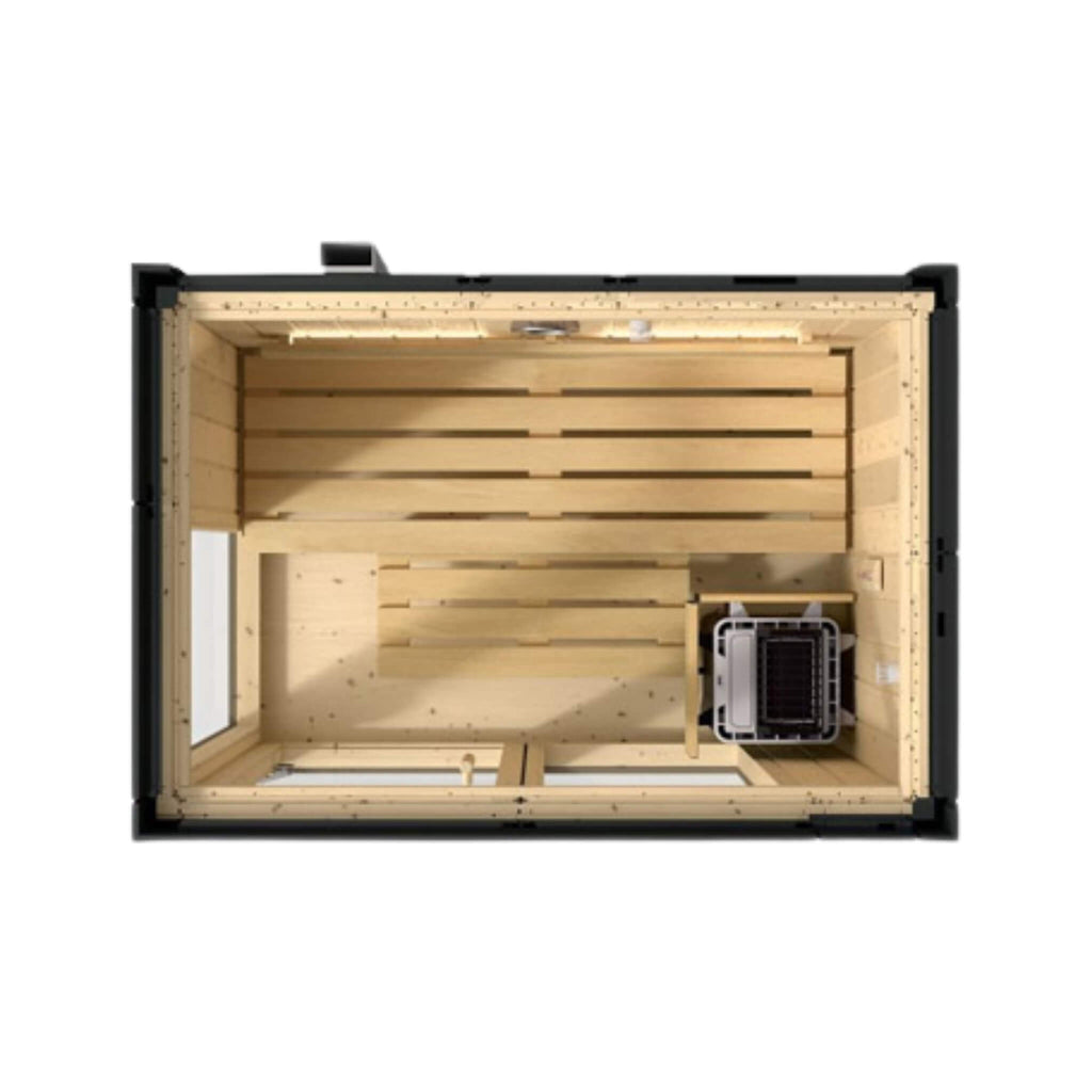 Kohler C1 Indoor Graphite Gray Freestanding Alcove Design Sauna Kit (SAK93182) – SAKSBY WHOLESALE, view 10