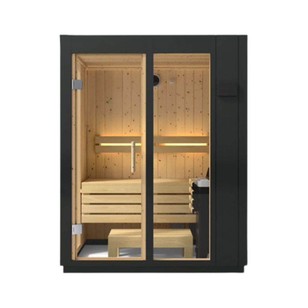 Kohler C1 Indoor Graphite Gray Freestanding Alcove Design Sauna Kit (SAK93182) – SAKSBY WHOLESALE, view 4