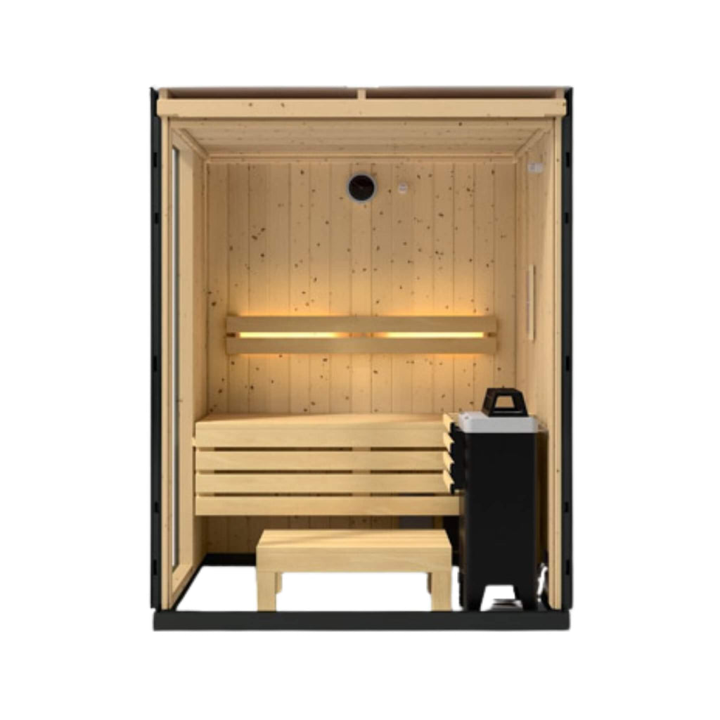 Kohler C1 Indoor Graphite Gray Freestanding Alcove Design Sauna Kit (SAK93182) – SAKSBY WHOLESALE, view 9