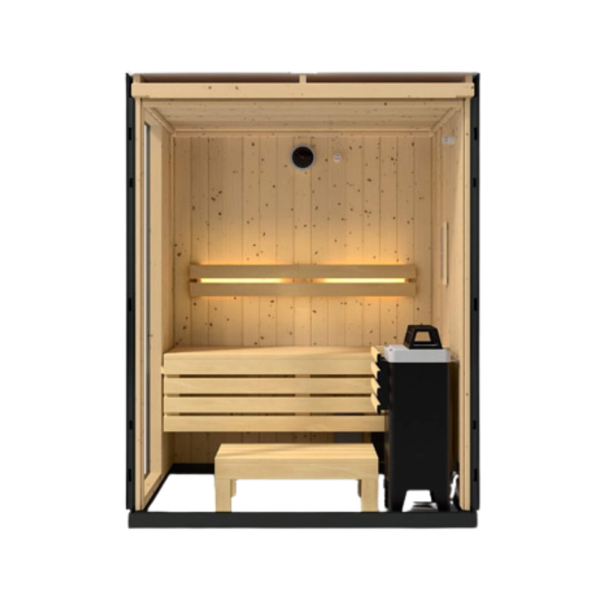Kohler C1 Indoor Graphite Gray Freestanding Alcove Design Sauna Kit (SAK93182) – SAKSBY WHOLESALE, view 9