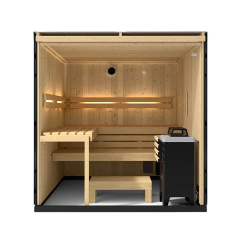 Kohler C1 Indoor Graphite Gray Freestanding Alcove Design Sauna Kit (SAK93182) – SAKSBY WHOLESALE, view 12