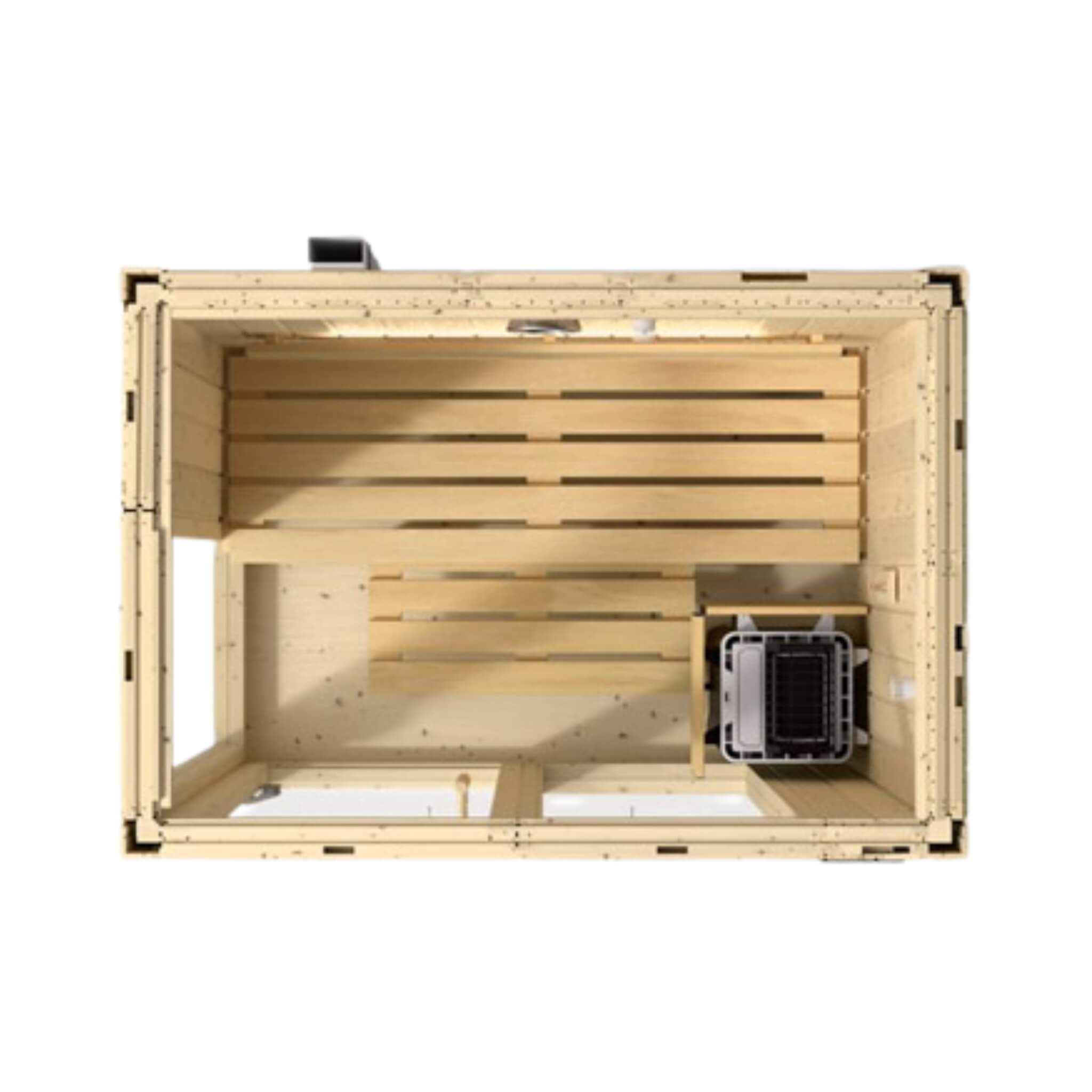 Kohler C1 Luxury Indoor Scandinavian Spruce Home Sauna Kit (SAK60418) – SAKSBY WHOLESALE, view 7