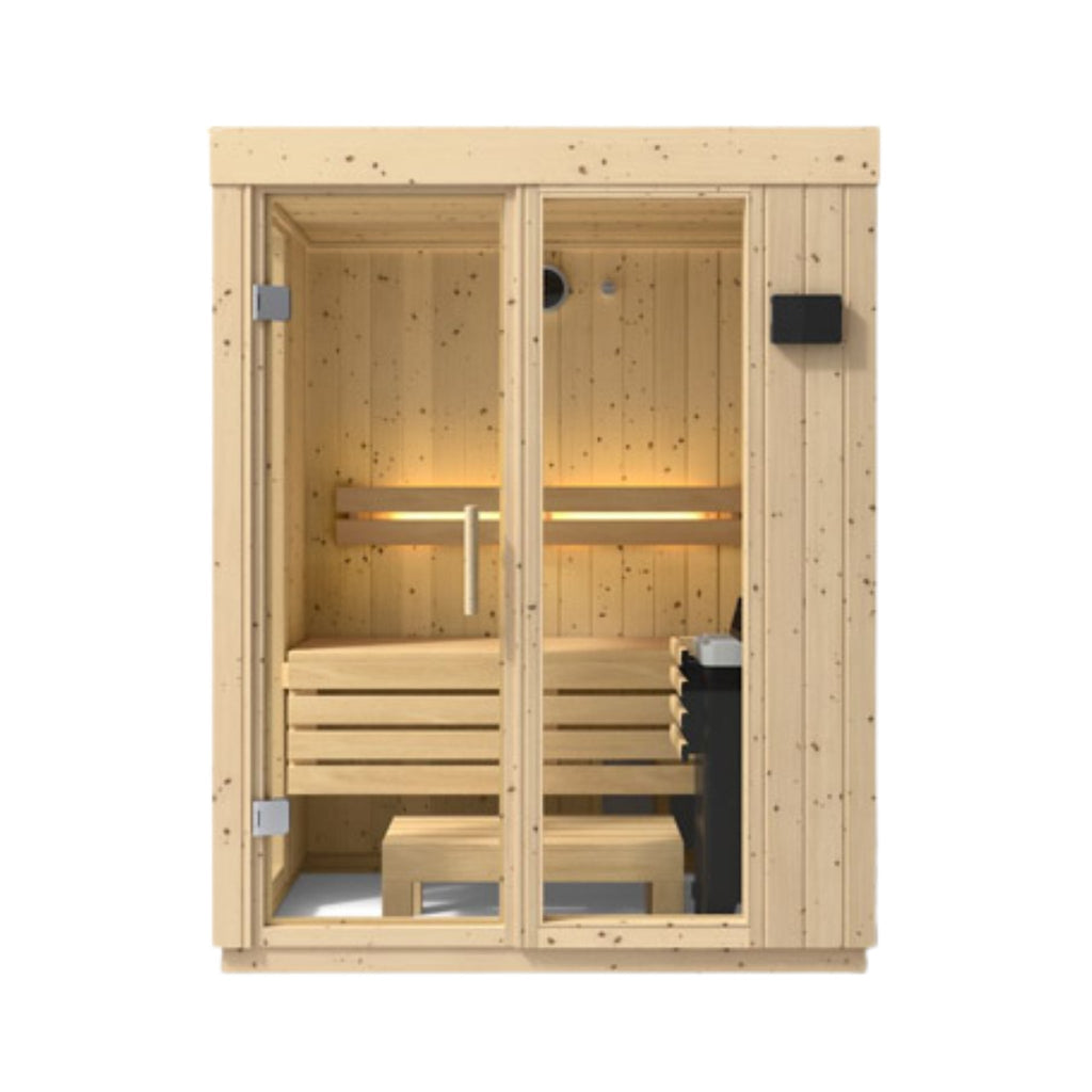 Kohler C1 Luxury Indoor Scandinavian Spruce Home Sauna Kit (SAK60418) – SAKSBY WHOLESALE, view 4