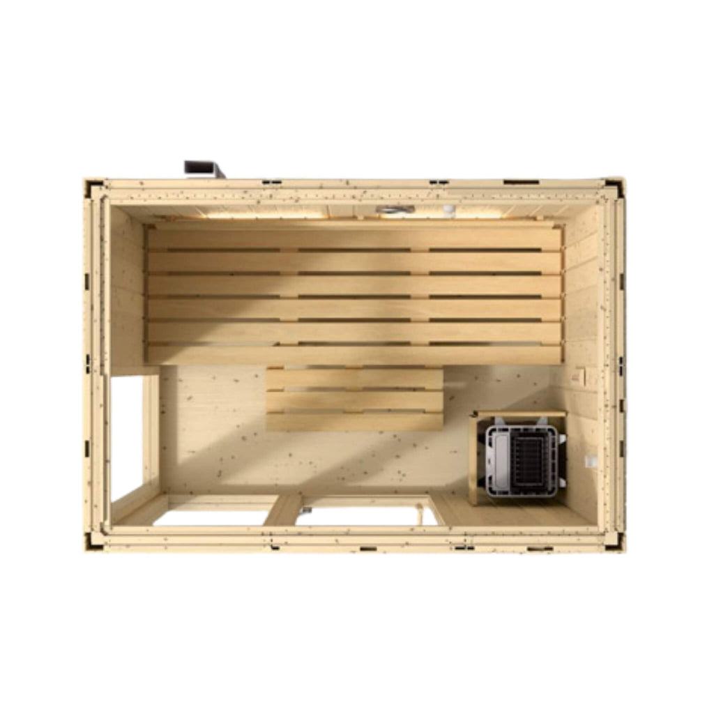 Kohler C1 Luxury Indoor Scandinavian Spruce Home Sauna Kit (SAK60418) – SAKSBY WHOLESALE, view 8