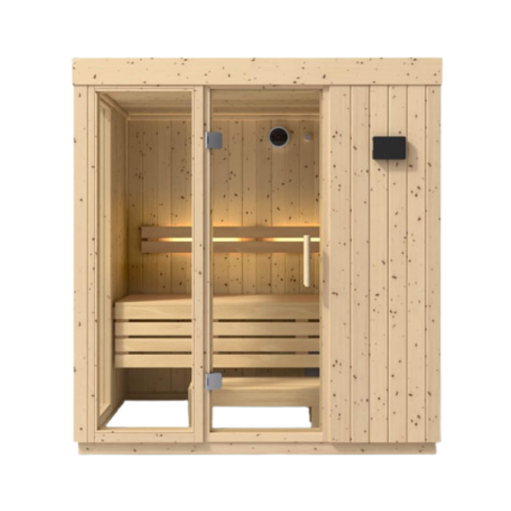 Kohler C1 Luxury Indoor Scandinavian Spruce Home Sauna Kit (SAK60418) – SAKSBY WHOLESALE, view 5