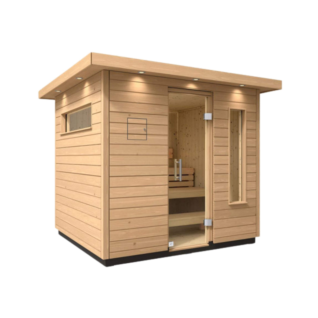 Kohler C2 Outdoor Douglas Fir Scandinavian Spruce Sauna Kit (SAK25973) – SAKSBY WHOLESALE, view 7