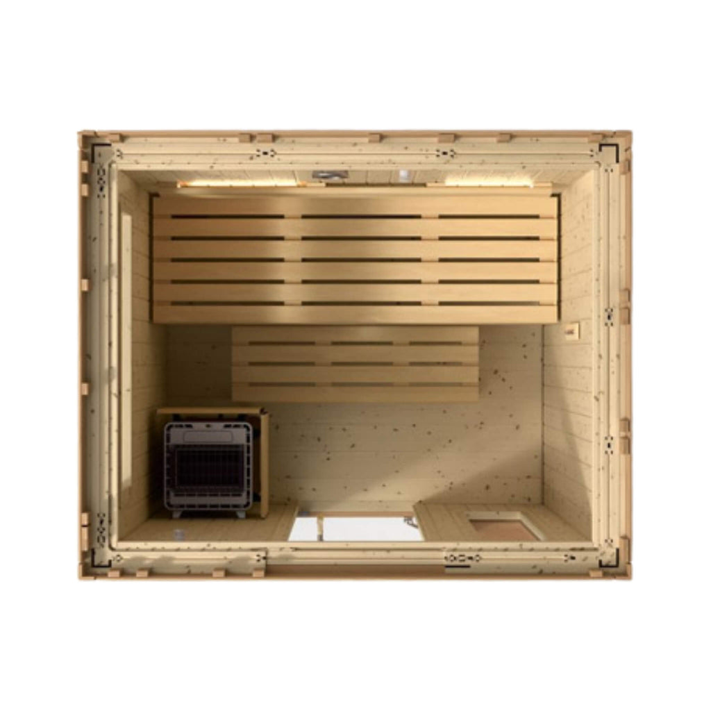 Kohler C2 Outdoor Douglas Fir Scandinavian Spruce Sauna Kit (SAK25973) – SAKSBY WHOLESALE, view 5