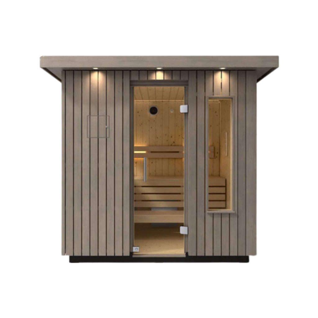 Kohler C2 Outdoor Weathered Gray Spruce Sauna Kit (SAK39184) – SAKSBY WHOLESALE