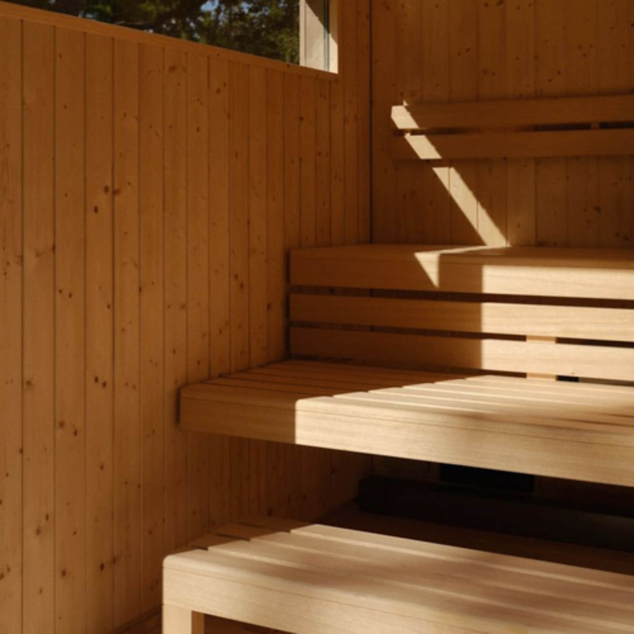 Kohler C2 Outdoor Weathered Gray Spruce Sauna Kit (SAK39184) – SAKSBY WHOLESALE, view 5