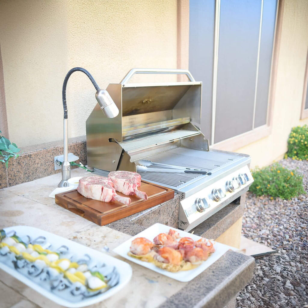KoKoMo Grills 32-Inch Heavy Duty 60K BTU LP/NG 4 Burner Built-In Stainless Steel Gas Grill (SAK25317) – SAKSBY WHOLESALE, vie