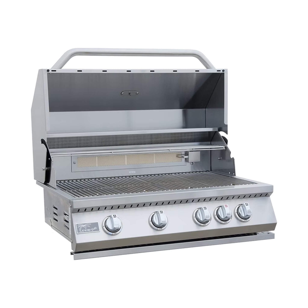 KoKoMo Grills 7FT Straight BBQ Island With Built-In BBQ And Refrigerator [Made-To-Order] (SAK46187) – SAKSBY WHOLESALE, view 
