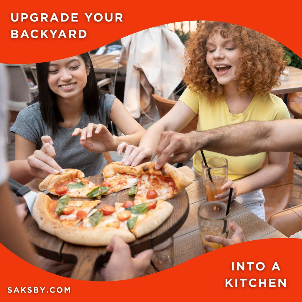 KoKoMo Grills Premium 32-Inch Stainless Steel Wood Fired Pizza Oven [KO-PIZZAOVEN] (SAK92618) – SAKSBY WHOLESALE, view 3