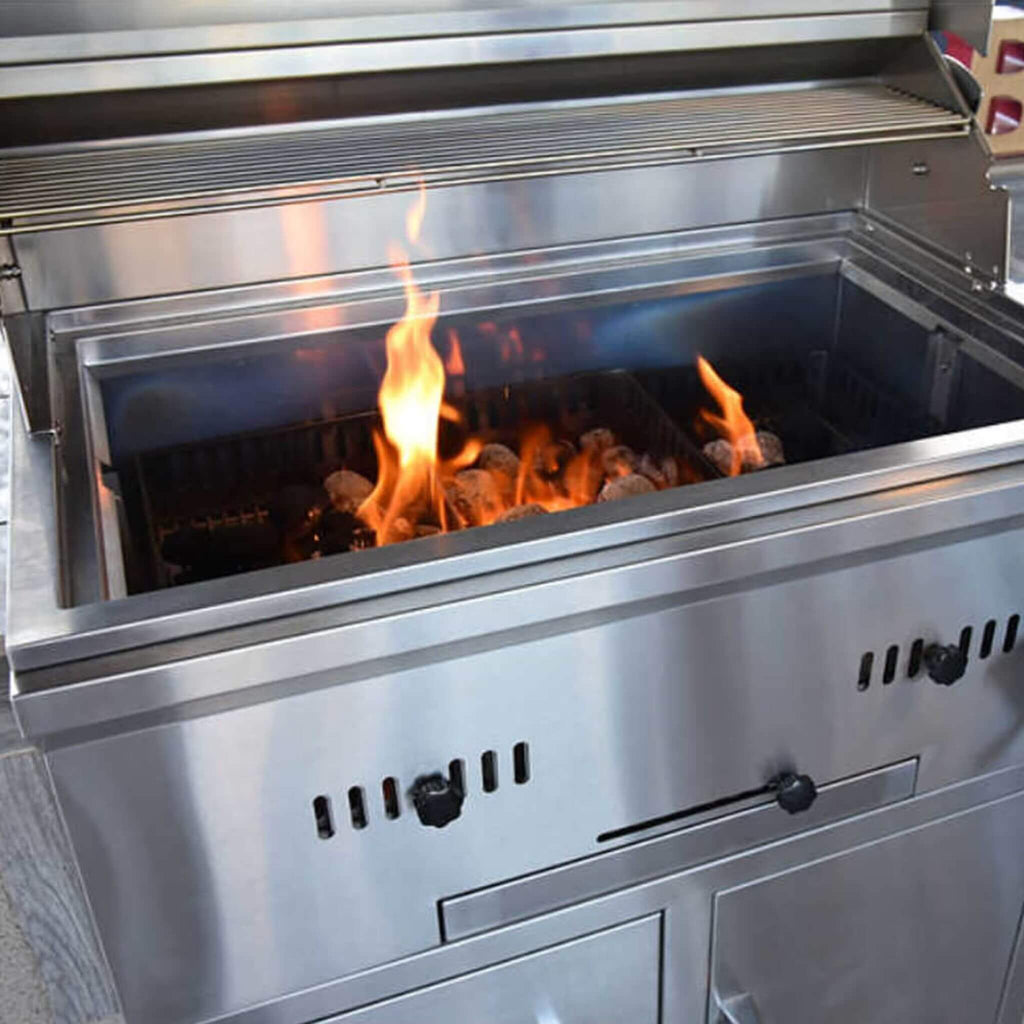 KoKoMo Grills Premium Built-In Charcoal Grill With 304 Stainless Steel And Adjustable Heat Tray, 32" (SAK32504) – SAKSBY WHOL